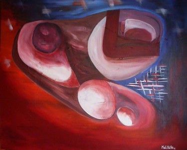 Pintura intitulada "OZONO" por Kim Molinero, Obras de arte originais, Óleo