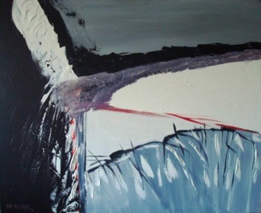 Pintura intitulada "Cascata II" por Kim Molinero, Obras de arte originais, Óleo