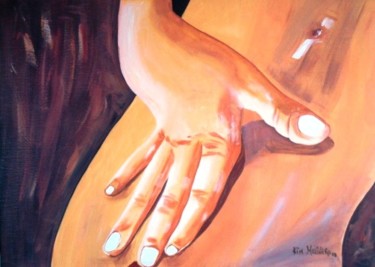 Pintura intitulada "Mãos que Falam XX_S…" por Kim Molinero, Obras de arte originais, Óleo
