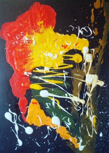 Pintura intitulada "EMULSIONS 14" por Kim Molinero, Obras de arte originais
