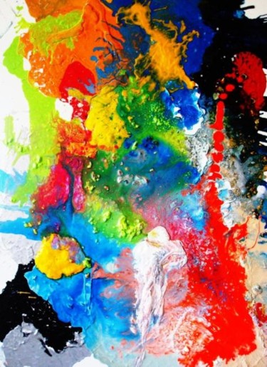 Pintura intitulada "Emulsions 16" por Kim Molinero, Obras de arte originais