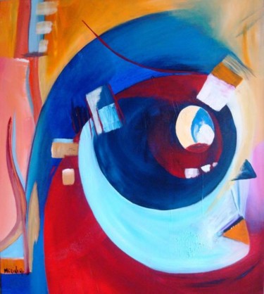 Pintura intitulada "PSICALMATER VI - DE…" por Kim Molinero, Obras de arte originais, Óleo