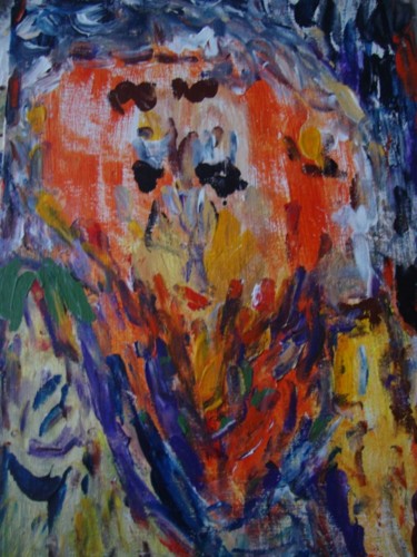 Painting titled "Aznavour" by Kim Nawara, Original Artwork