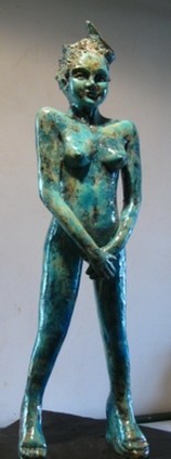 Sculpture titled "Déborah" by Kinekane Colisane, Original Artwork