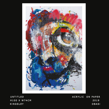 Malarstwo zatytułowany „ACHA ANUNU 3” autorstwa Kingsley Obasi Signature Art Gallery, Oryginalna praca, Akryl