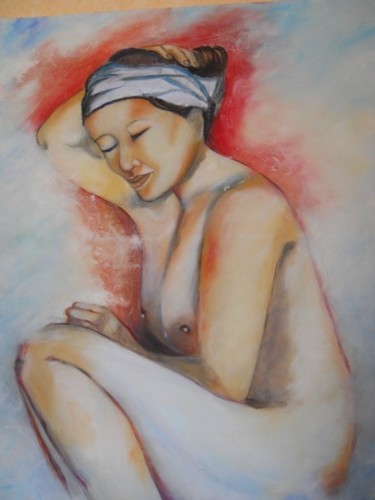 Peinture intitulée "nu" par Kinhda Nguyen, Œuvre d'art originale