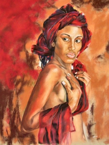 Peinture intitulée "Rouge" par Patrick Dekint, Œuvre d'art originale