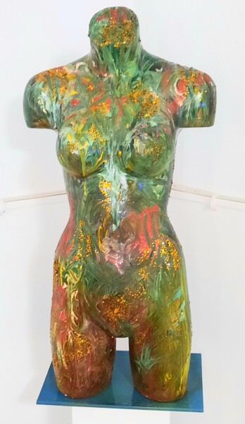 Design intitulée "Nudité colorée" par Christine Pons, Œuvre d'art originale, Accessoires