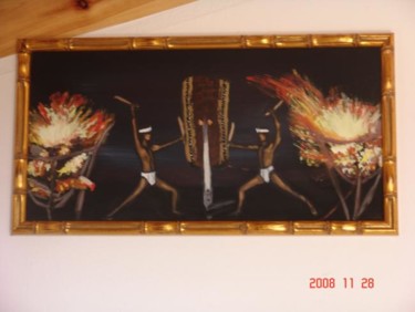 Painting titled "the kodos" by Christine Pons, Original Artwork