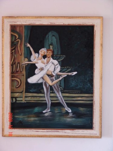 Painting titled "danse" by Christine Pons, Original Artwork