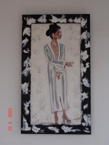 Pintura intitulada "sobriete" por Christine Pons, Obras de arte originais