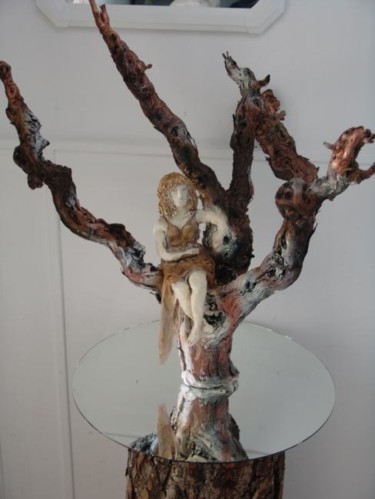 Sculpture titled "La Tarzanne" by Christine Pons, Original Artwork