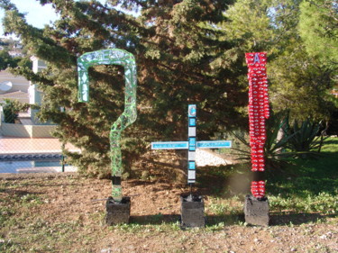 Sculpture titled "EDUCATION ? CULTURE…" by Christine Pons, Original Artwork