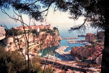 Photographie intitulée "Le palais de Monaco" par Christine Pons, Œuvre d'art originale