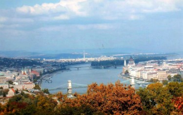 Fotografia intitolato "panorama de Budapest" da Christine Pons, Opera d'arte originale