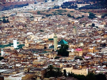 Fotografia intitolato "Fes" da Christine Pons, Opera d'arte originale