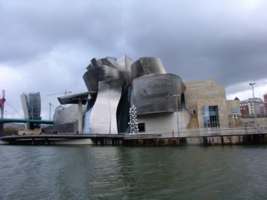 Fotografia intitolato "Guggenheim" da Christine Pons, Opera d'arte originale