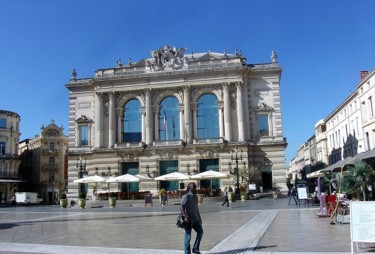 Fotografia intitulada "Opéra de Montpellier" por Christine Pons, Obras de arte originais