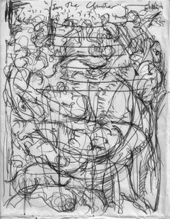 Disegno intitolato "In the Cluster" da Karen Preissler, Opera d'arte originale, Inchiostro