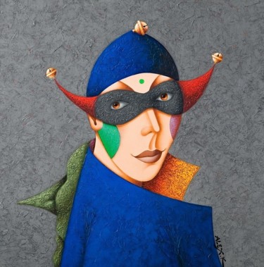 Картина под названием ""МАСКАРАД"" - Алексей Кирьянов, Подлинное произведение искусства, Масло