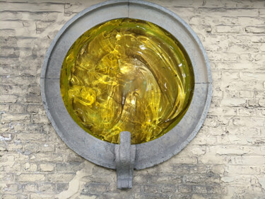 Arts numériques intitulée "yellow door" par Kiriko, Œuvre d'art originale, Photo montage
