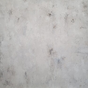 Картина под названием "White Hills" - Татьяна Кирикова, Подлинное произведение искусства, Акрил Установлен на Деревянная рам…