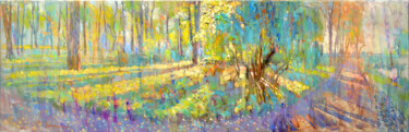 Картина под названием "В Лучах Осени" - Кирилл Девочкин, Подлинное произведение искусства, Масло
