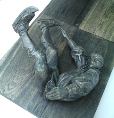 Скульптура под названием "Серия "Каток".  "Ни…" - Кирилл Рахматуллин, Подлинное произведение искусства