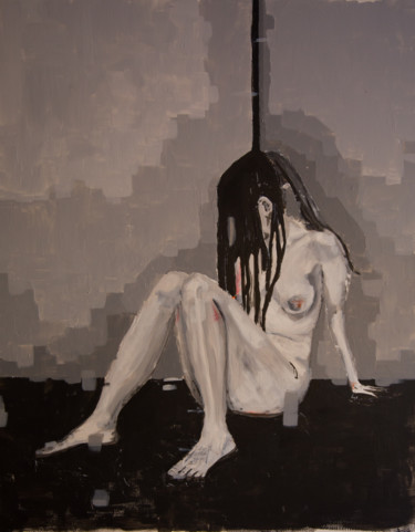 Картина под названием "Suffering, like the…" - Kirill Shirokov, Подлинное произведение искусства, Акрил