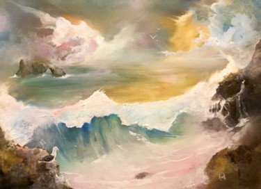 Pintura intitulada "Anacapa" por Kirk Ruse, Obras de arte originais, Óleo