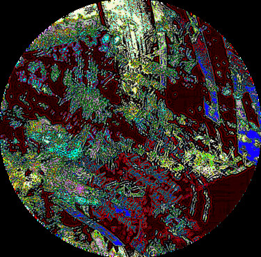 Grafika cyfrowa / sztuka generowana cyfrowo zatytułowany „Eclairs7” autorstwa Kirlian, Oryginalna praca, Malarstwo cyfrowe