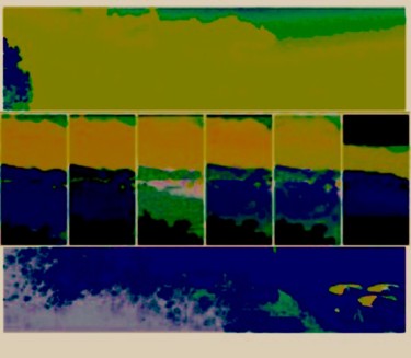 Arts numériques intitulée "Géopoétique" par Kirlian, Œuvre d'art originale, Peinture numérique