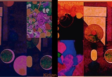 Digital Arts με τίτλο "Etoile underground" από Kirlian, Αυθεντικά έργα τέχνης, Ψηφιακή ζωγραφική