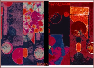 Digitale Kunst mit dem Titel "Flowers of Love Unl…" von Kirlian, Original-Kunstwerk, Digitale Malerei
