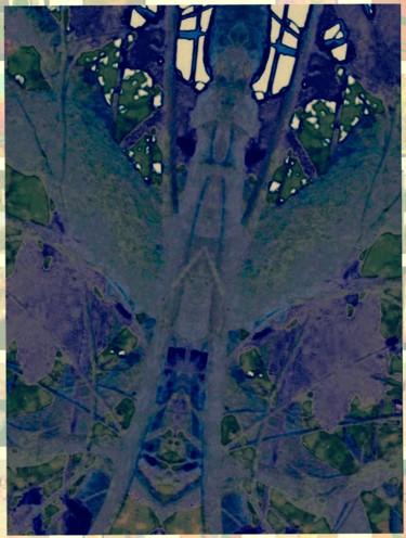 Digitale Kunst mit dem Titel "Tree Deva" von Kirlian, Original-Kunstwerk