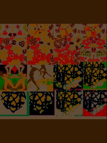 Digitale Kunst mit dem Titel "Le Bonjour de Matis…" von Kirlian, Original-Kunstwerk, Digitale Malerei