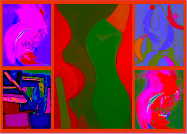 Digital Arts titled "Sunny Mind" by Kirlian, Original Artwork, Collages