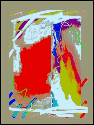 Arts numériques intitulée "Composition Kirlien…" par Kirlian, Œuvre d'art originale, Peinture numérique