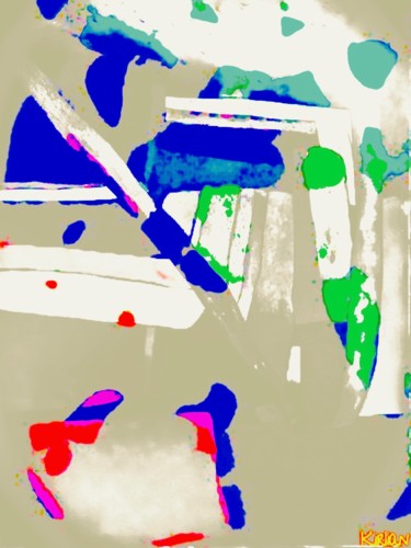 Arts numériques intitulée "Graphic Airline" par Kirlian, Œuvre d'art originale, Peinture numérique