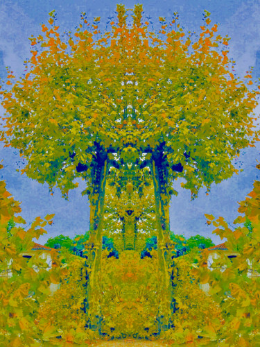 Photography titled "L’Arbre-Maître" by Kirlian, Original Artwork, Manipulated Photography