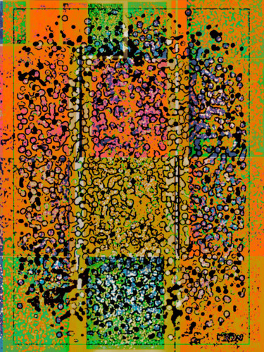 Цифровое искусство под названием "Masala" - Kirlian, Подлинное произведение искусства, Цифровая живопись