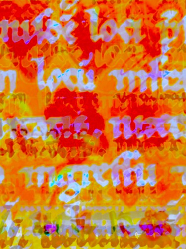 Digitale Kunst mit dem Titel "Phonurgia Nova" von Kirlian, Original-Kunstwerk, 2D digitale Arbeit