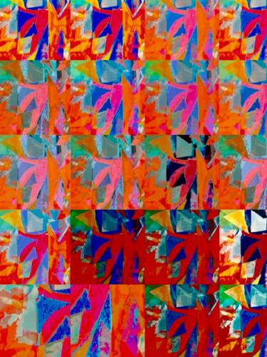 Digitale Kunst mit dem Titel "Origamix" von Kirlian, Original-Kunstwerk, 2D digitale Arbeit