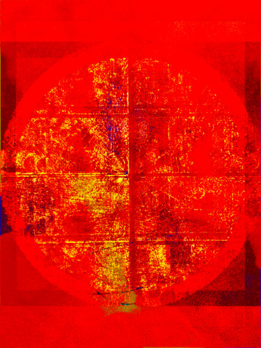 Arte digitale intitolato "Rojo" da Kirlian, Opera d'arte originale, Lavoro digitale 2D