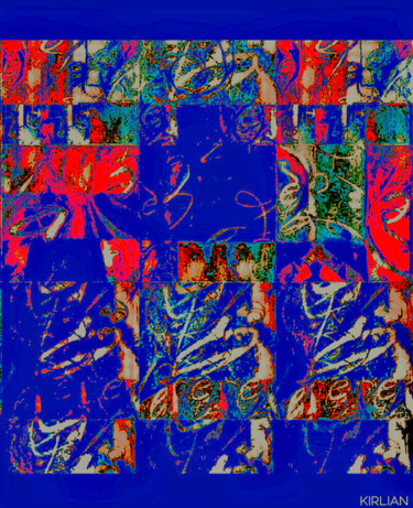 Grafika cyfrowa / sztuka generowana cyfrowo zatytułowany „Dripping” autorstwa Kirlian, Oryginalna praca, Malarstwo cyfrowe