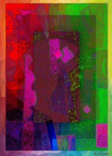 Arts numériques intitulée "Sainte Valentine 3" par Kirlian, Œuvre d'art originale, Travail numérique 2D