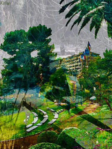 Fotografie mit dem Titel "Grasse, le Jardin d…" von Kirlian, Original-Kunstwerk, Manipulierte Fotografie