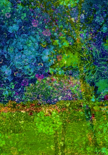 Цифровое искусство под названием "Wholeness/ Art Cont…" - Kirlian, Подлинное произведение искусства, Манипулированная фотогр…