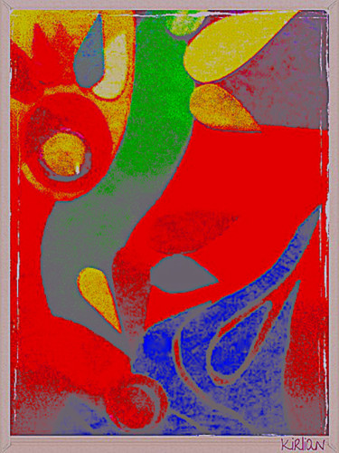 Digital Arts titled "Akim Color" by Kirlian, Original Artwork, Collages