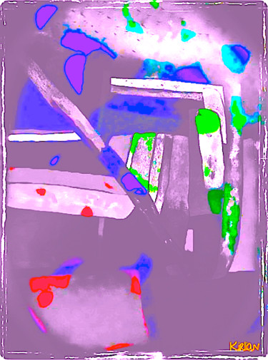 Arts numériques intitulée "Papilles ailées" par Kirlian, Œuvre d'art originale, Peinture numérique